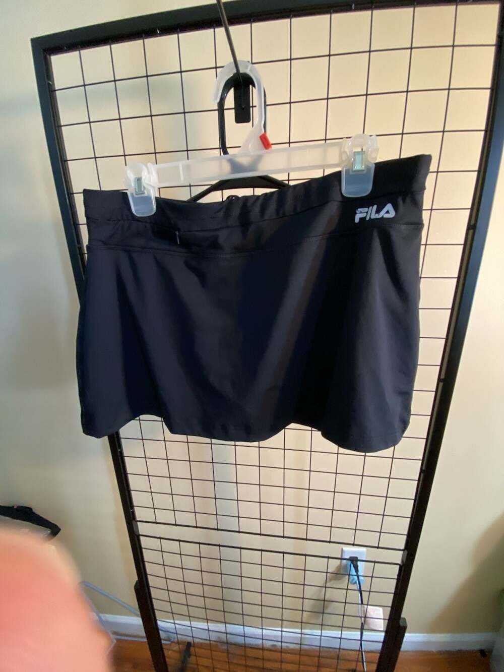 Fila Sport Black Athletic Skort with Built-In Shorts Size L